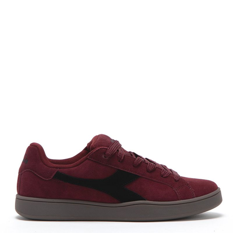 DIADORA - Court Xl Zapatilla Urbana Hombre Burdeo Diadora