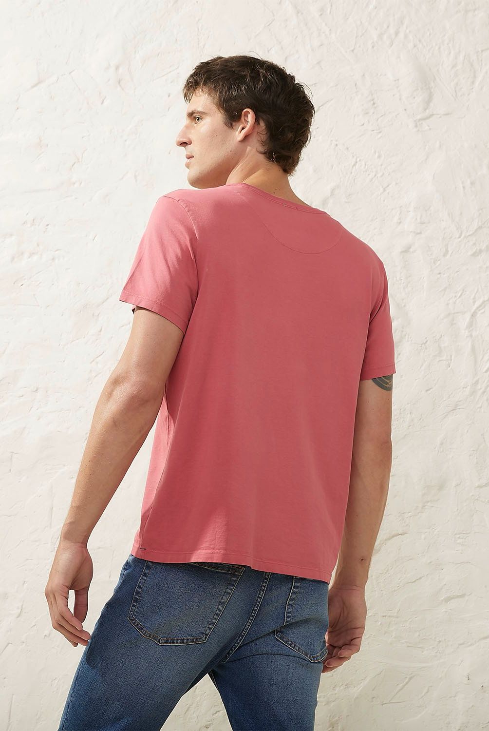 CASCAIS - Polera Casual Algodón Pima Cascais Hombre Manga Corta