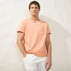 CASCAIS - Polera Casual Algodón Pima Hombre Manga Corta