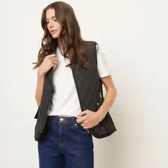 APOLOGY - Parka Mujer Cierre Metálico Sin Mangas