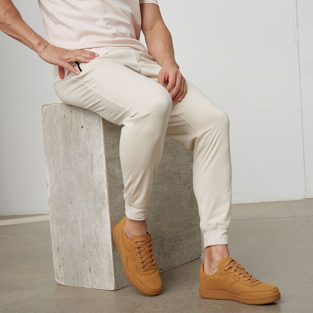 DIADORA - Court8 Zapatilla Urbana Hombre Camel Diadora