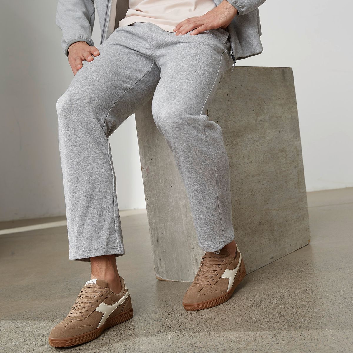 DIADORA - Bamtelo Zapatilla Urbana Hombre Café Diadora