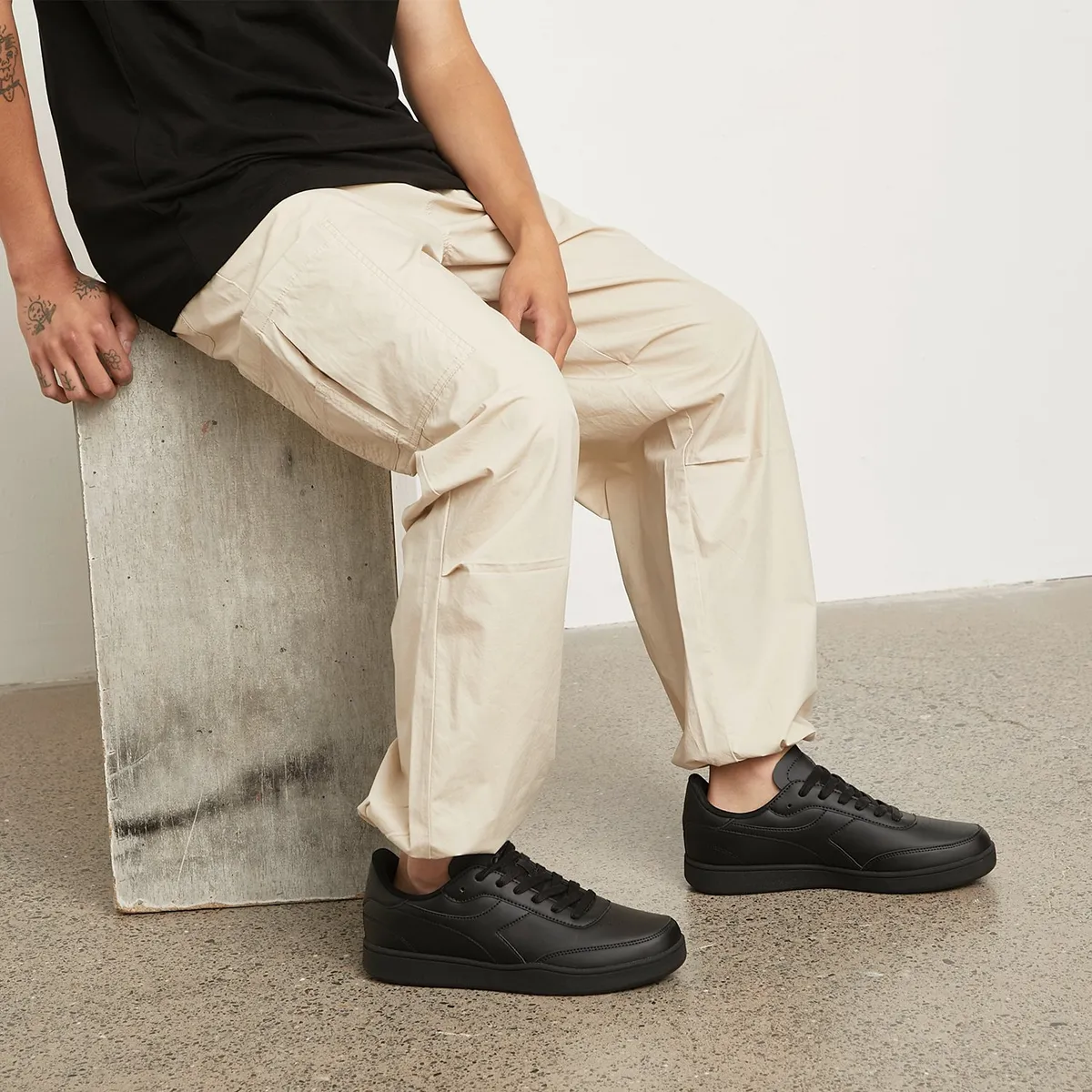 DIADORA - Zapatilla Urbana Hombre Negro Diadora