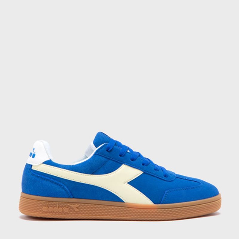 DIADORA - Bamtelo Zapatilla Urbana Hombre Cuero Azúl Diadora