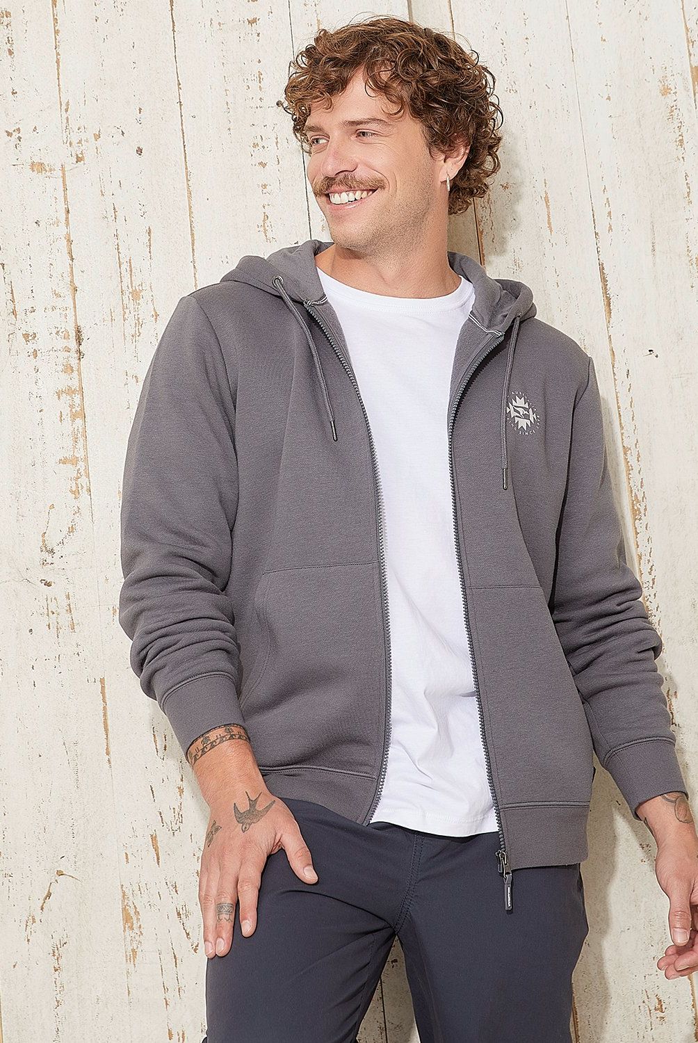 DOO AUSTRALIA - Polerón Con Cierre Y Diseño Print Doo Australia Hombre