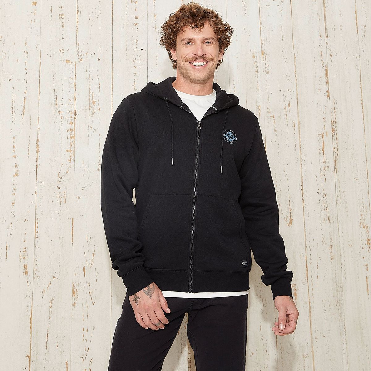 DOO AUSTRALIA - Polerón Con Cierre Y Diseño Print Doo Australia Hombre