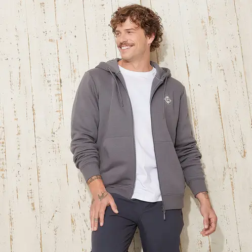 DOO AUSTRALIA - Polerón Con Cierre Y Diseño Print Hombre
