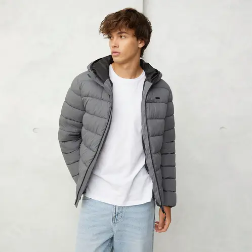 BEARCLIFF - Parka Puffa Micky Hombre Con Gorro