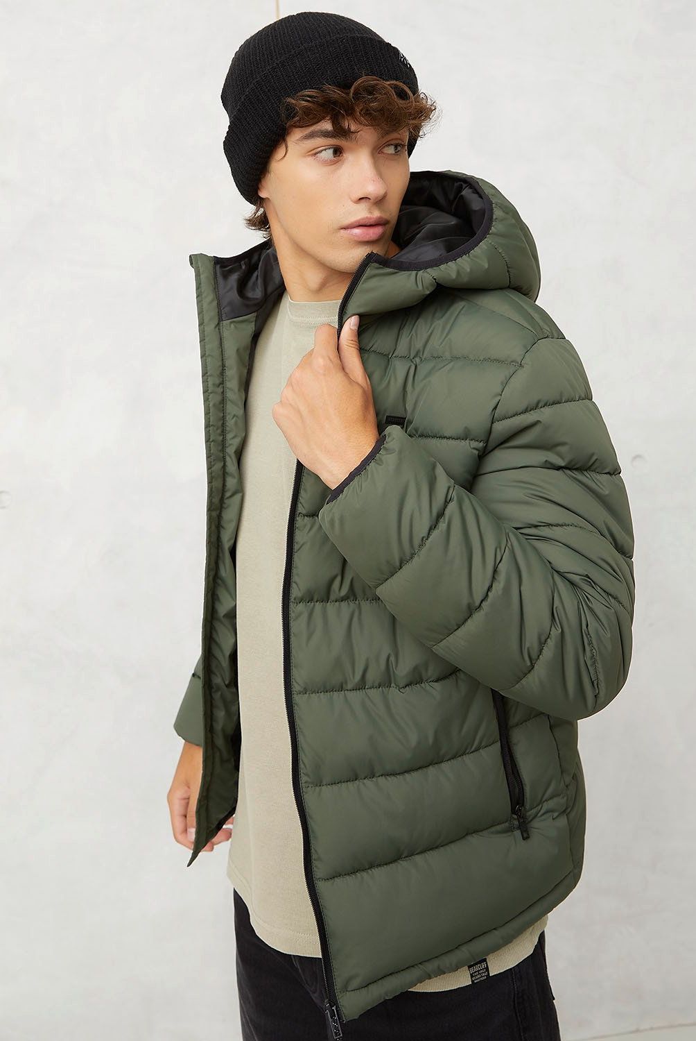BEARCLIFF - Parka Puffa Bearcliff Micky Hombre Con Gorro