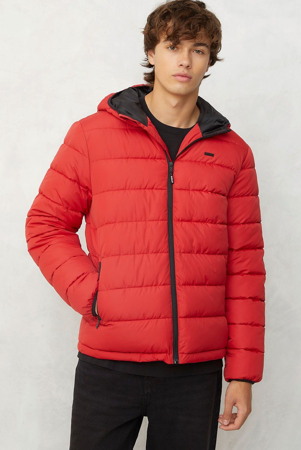 BEARCLIFF - Parka Puffa Bearcliff Micky Hombre Con Gorro