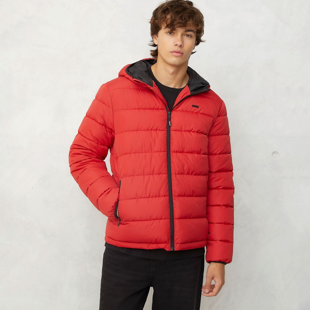 BEARCLIFF - Parka Puffa Bearcliff Micky Hombre Con Gorro