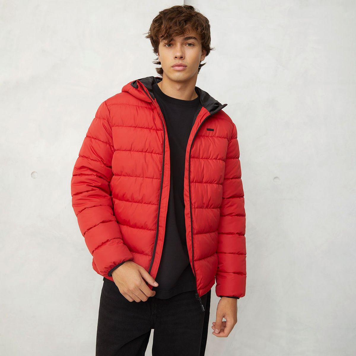 BEARCLIFF - Parka Puffa Bearcliff Micky Hombre Con Gorro