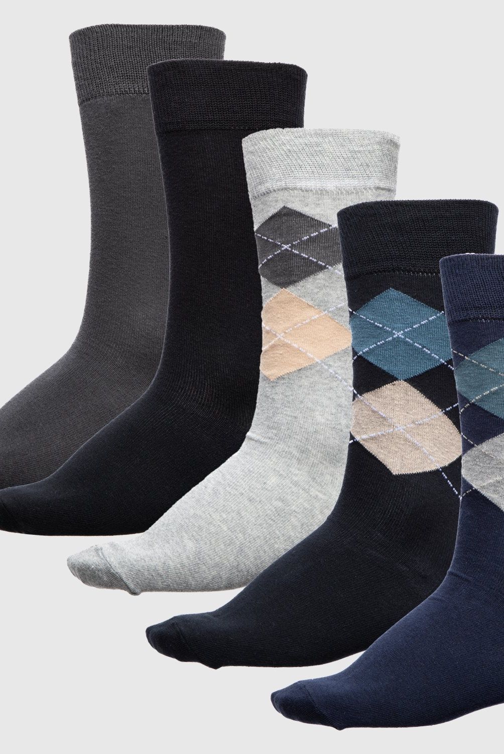 NEWPORT - Pack 5 Calcetines Casuales Hombre Newport