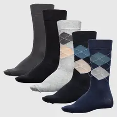 NEWPORT - Pack De 5 Calcetines Casuales Hombre