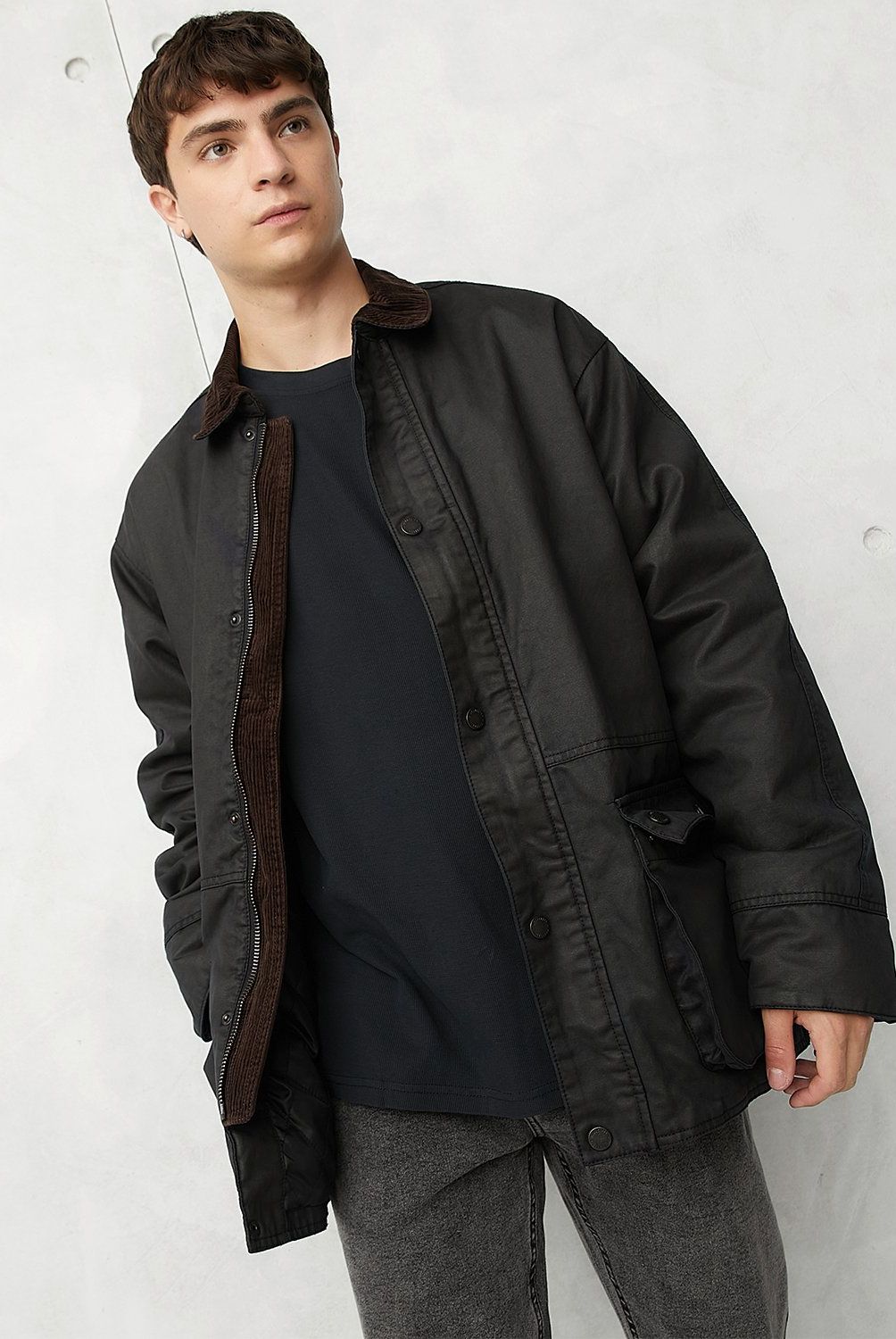 BEARCLIFF - Chaqueta Casual Algodón Hombre Bearcliff Cuello Clásico