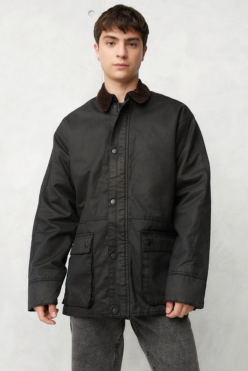 BEARCLIFF - Chaqueta Casual Algodón Hombre Bearcliff Cuello Clásico