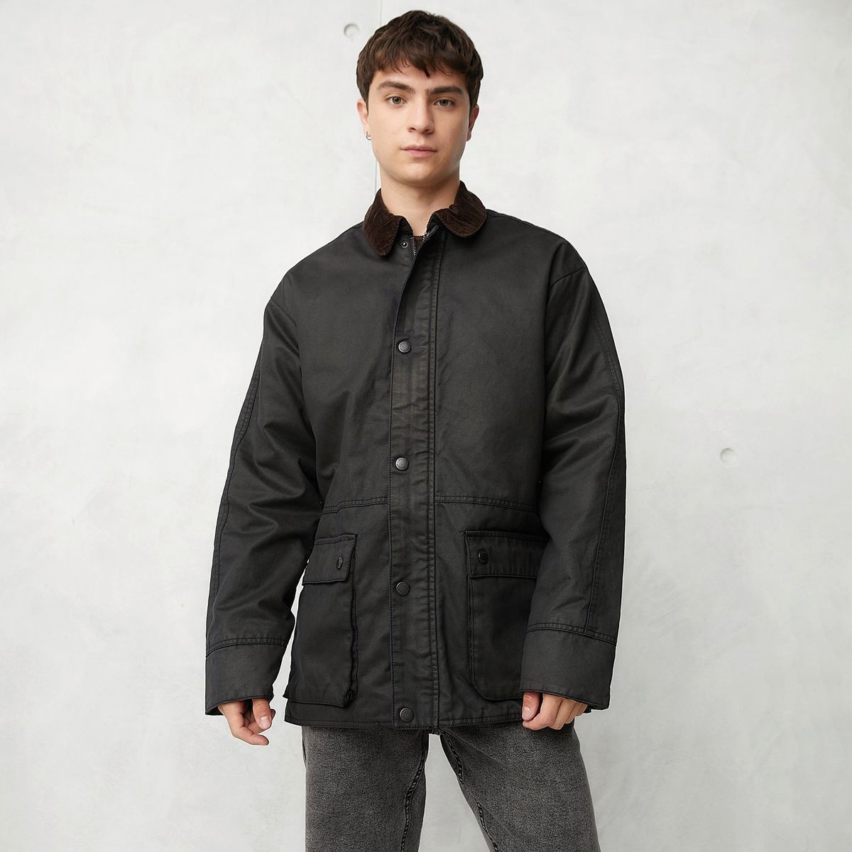 BEARCLIFF - Chaqueta Casual Algodón Hombre Bearcliff Cuello Clásico