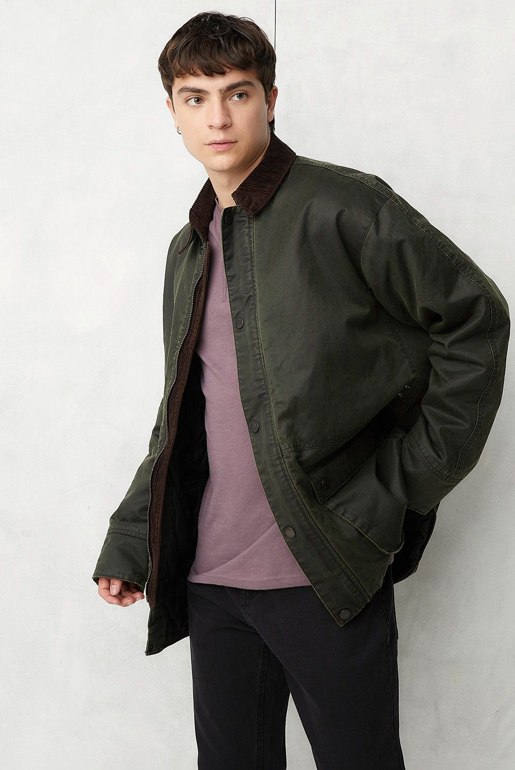 BEARCLIFF - Chaqueta Casual Algodón Hombre Bearcliff Cuello Clásico