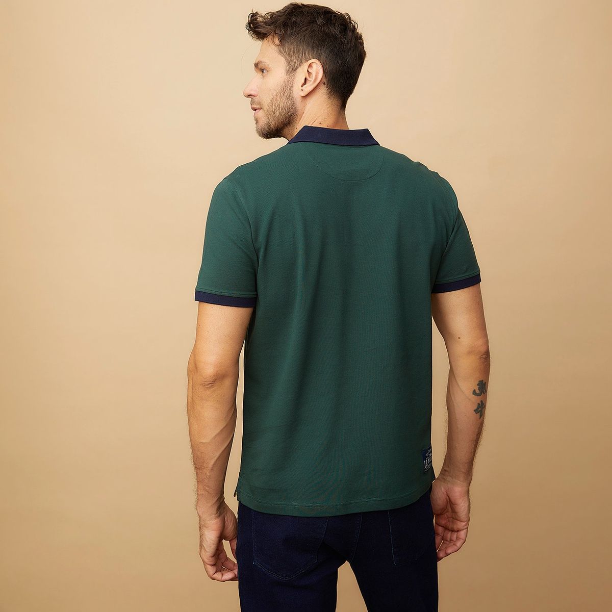 LA MARTINA - Polera Piqué Manga Corta Team Hombre La Martina