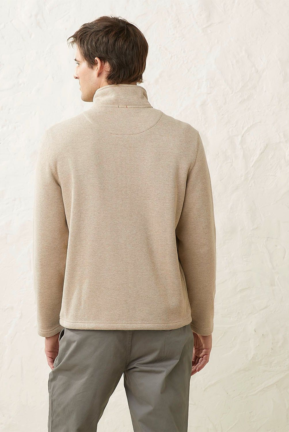 CASCAIS - Polar Cascais Algodón Hombre Manga Larga Cuello Alto Casual
