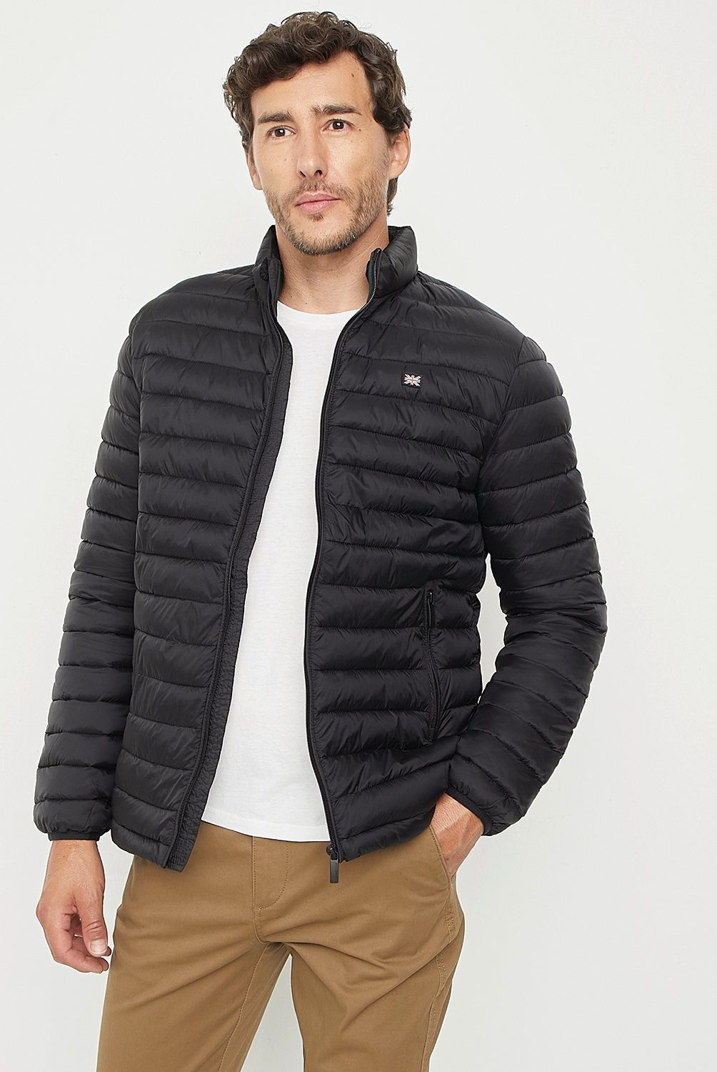 UNIVERSITY CLUB - Parka Acolchada University Club Hombre Cuello Alto Casual