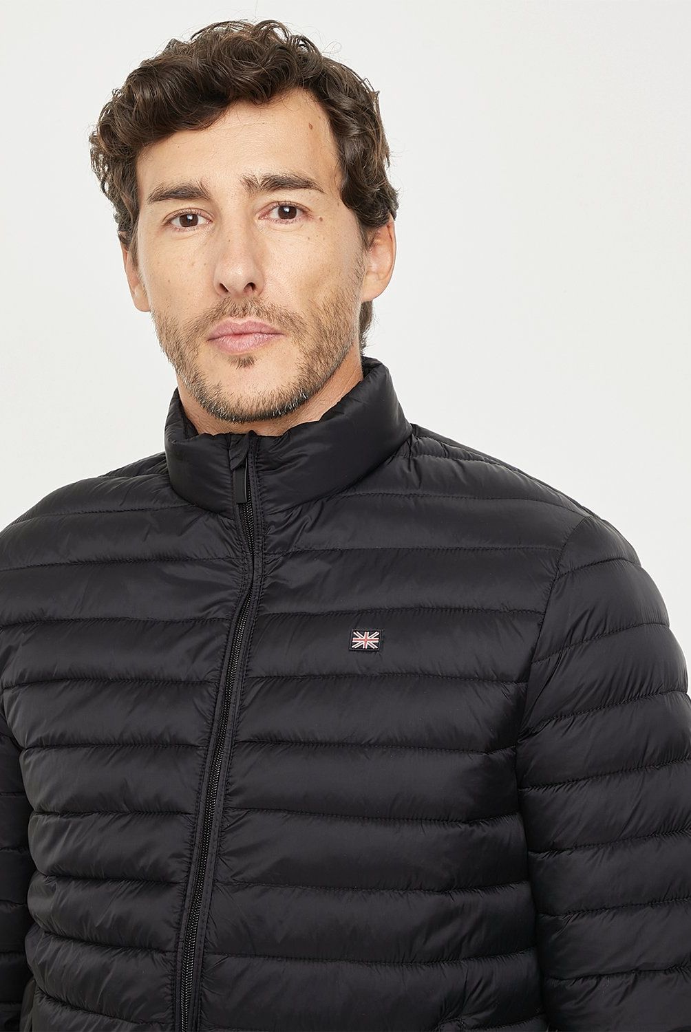 UNIVERSITY CLUB - Parka Acolchada University Club Hombre Cuello Alto Casual