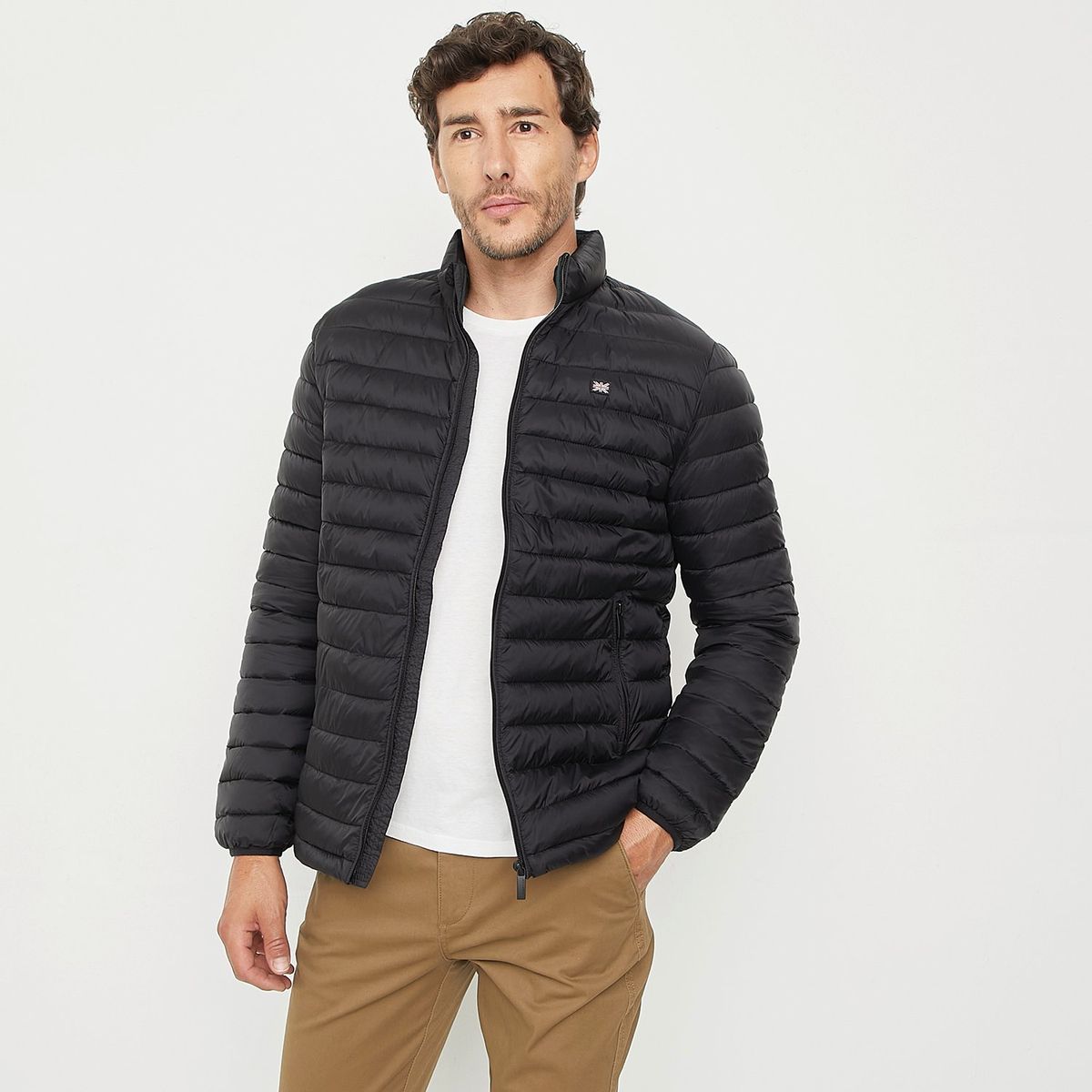 UNIVERSITY CLUB - Parka Acolchada University Club Hombre Cuello Alto Casual