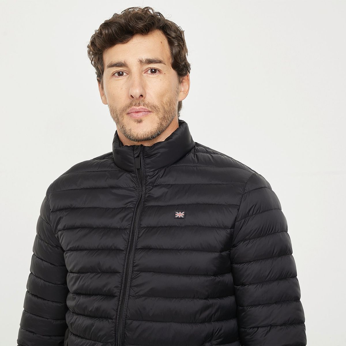 UNIVERSITY CLUB - Parka Acolchada University Club Hombre Cuello Alto Casual