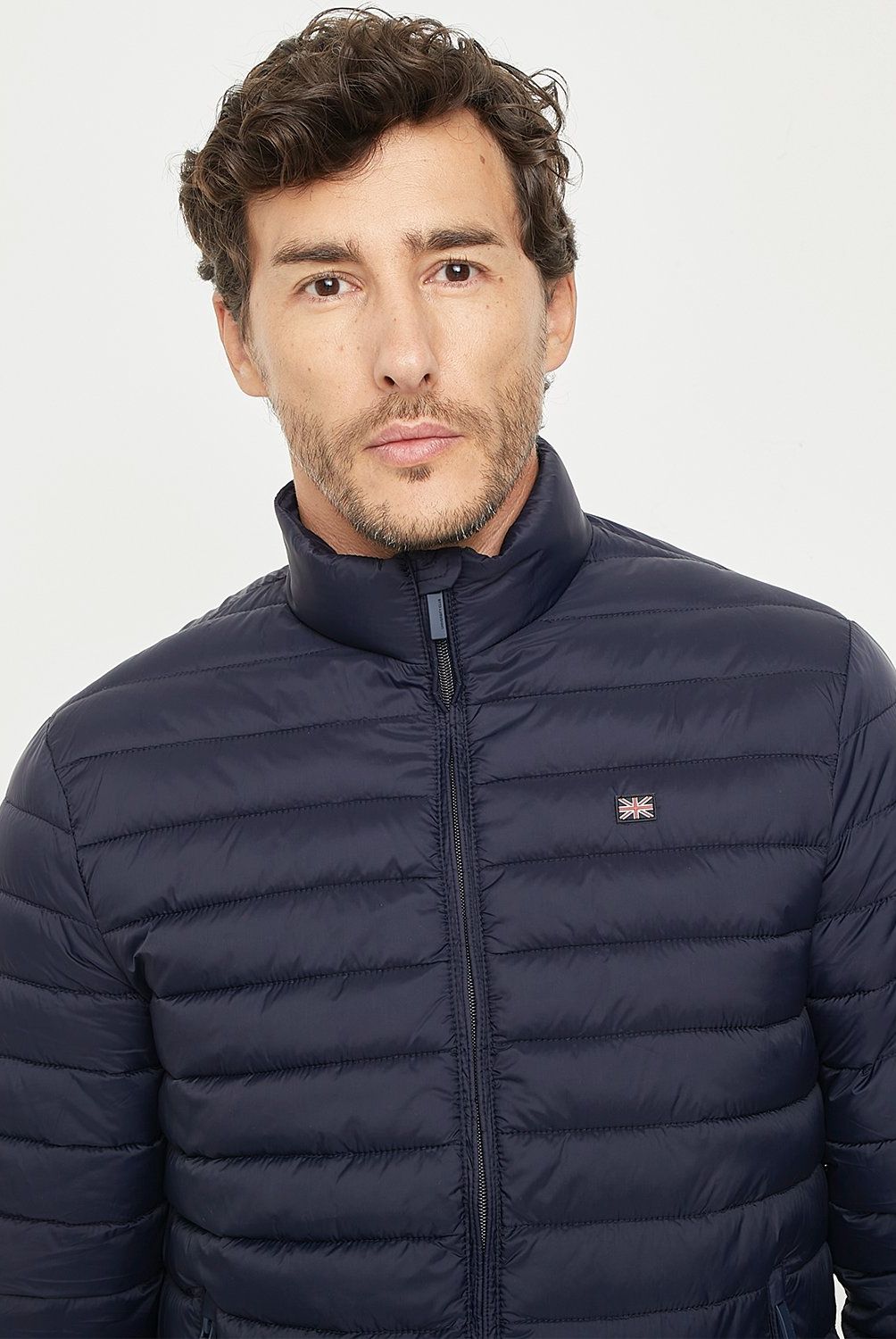 UNIVERSITY CLUB - Parka Acolchada University Club Hombre Cuello Alto Casual
