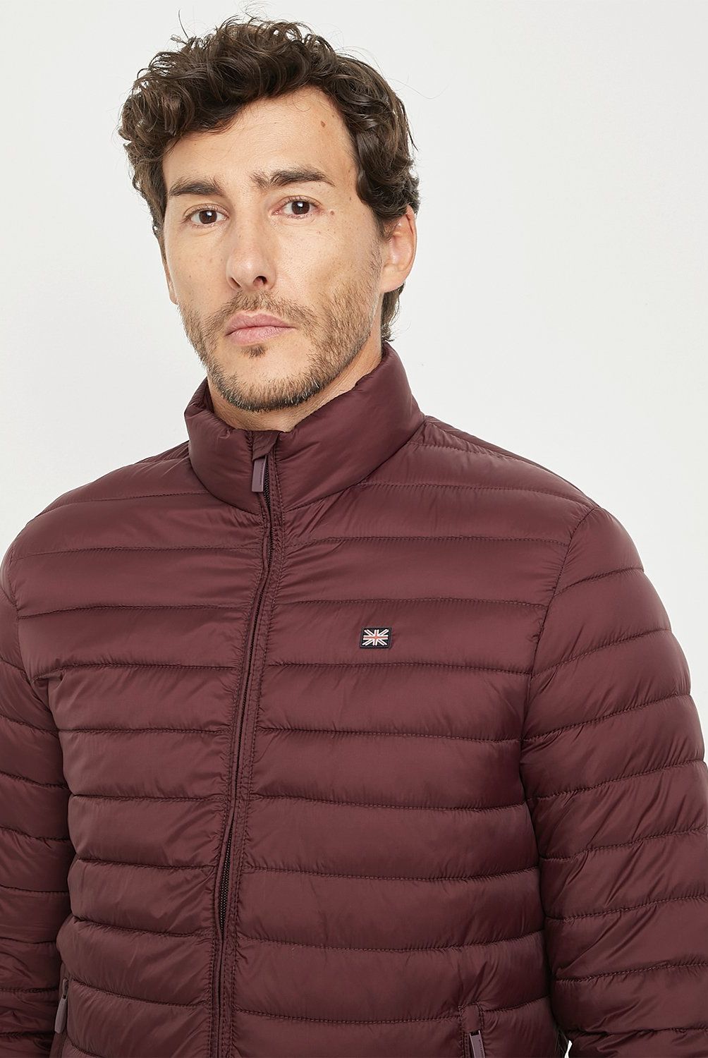 UNIVERSITY CLUB - Parka Acolchada University Club Hombre Cuello Alto Casual