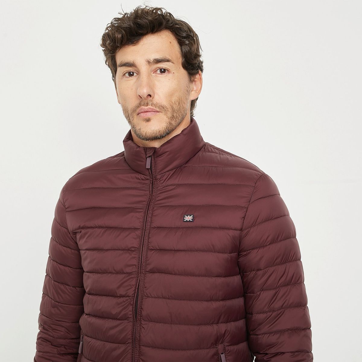 UNIVERSITY CLUB - Parka Acolchada University Club Hombre Cuello Alto Casual
