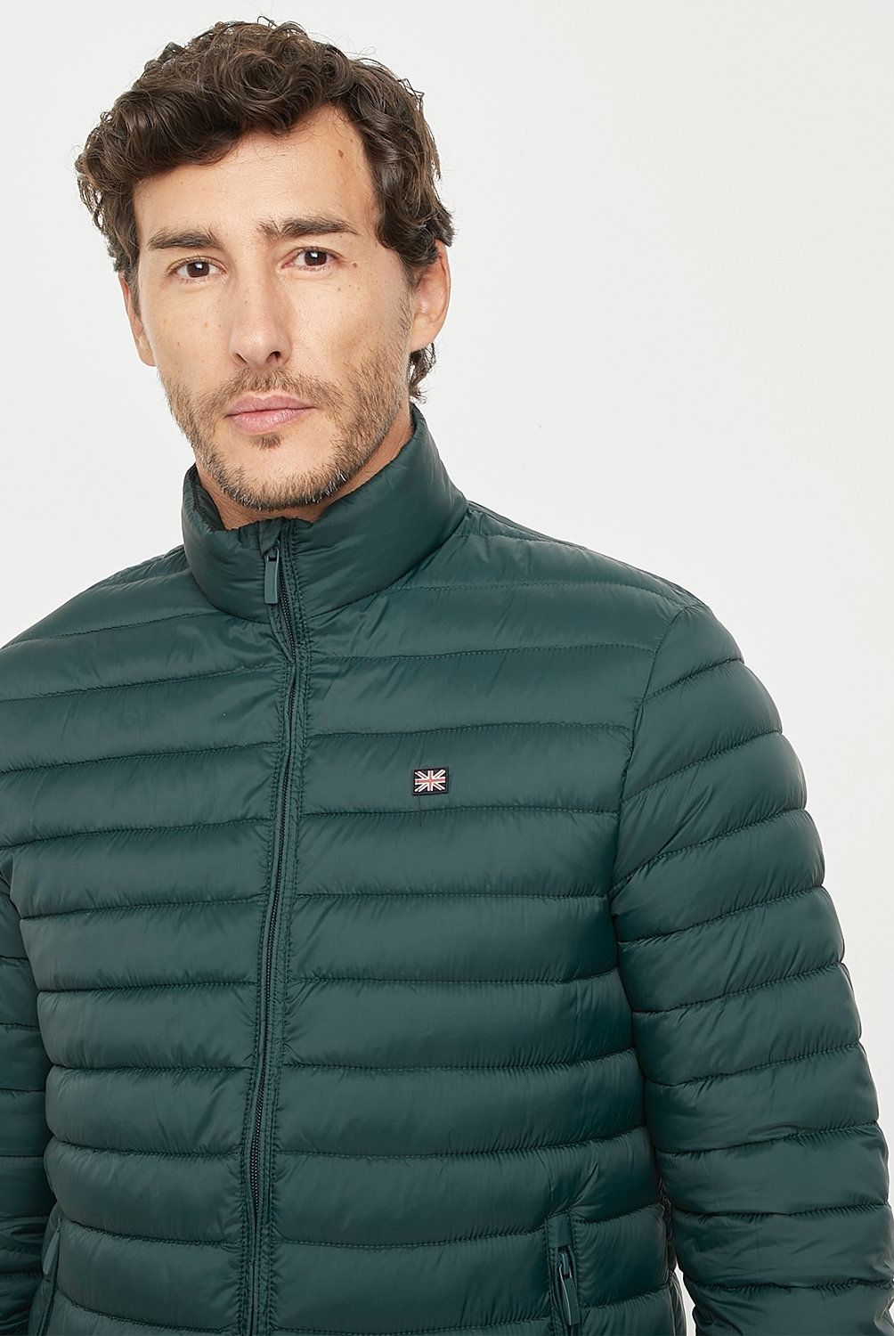 UNIVERSITY CLUB - Parka Acolchada University Club Hombre Cuello Alto Casual