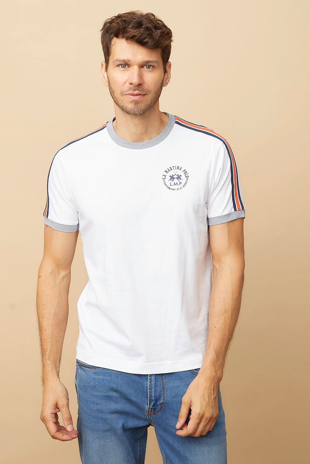 LA MARTINA - Polera Manga Corta Algodón Hombre La Martina