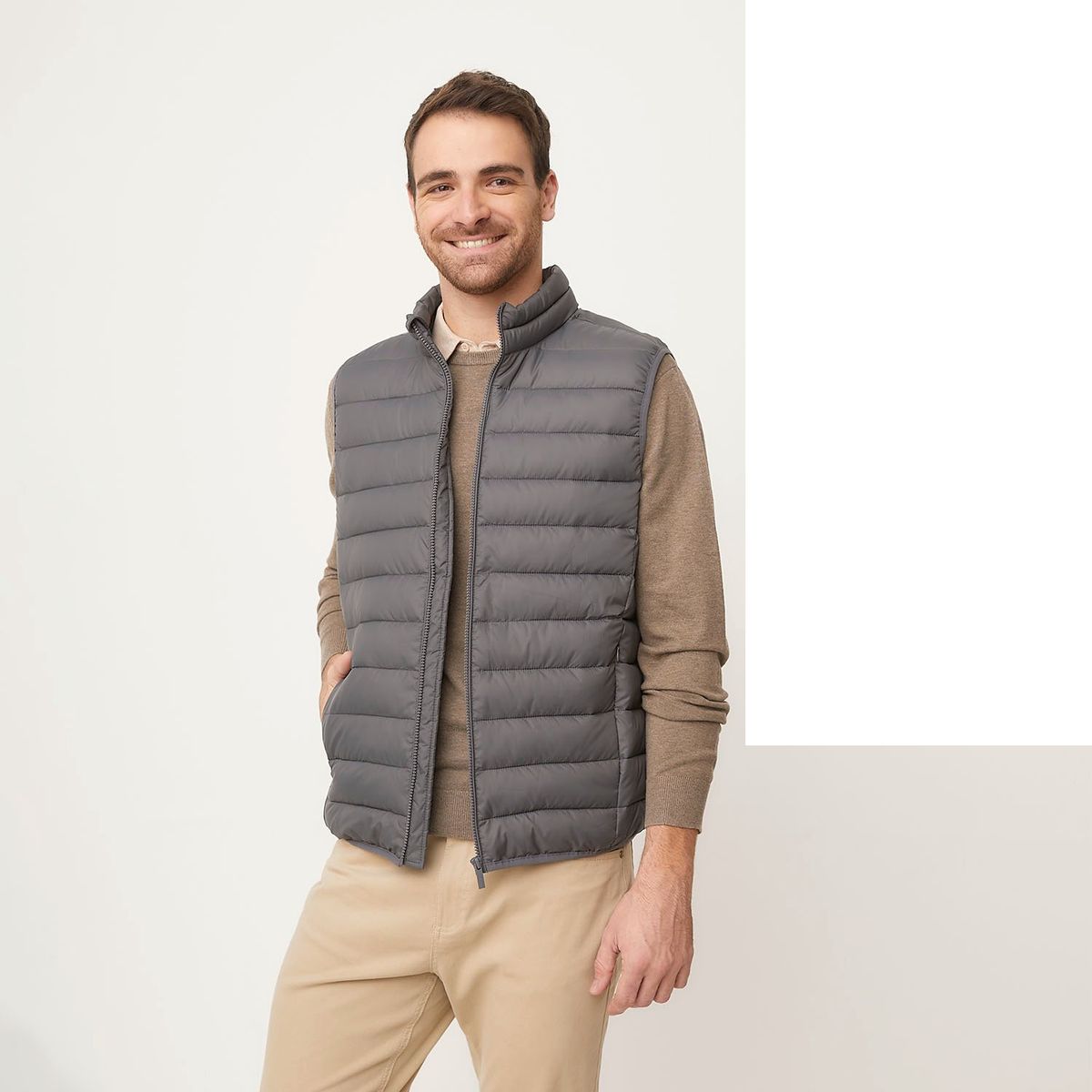 NEWPORT - Chaleco Parka Sin Mangas Newport Nevada Hombre