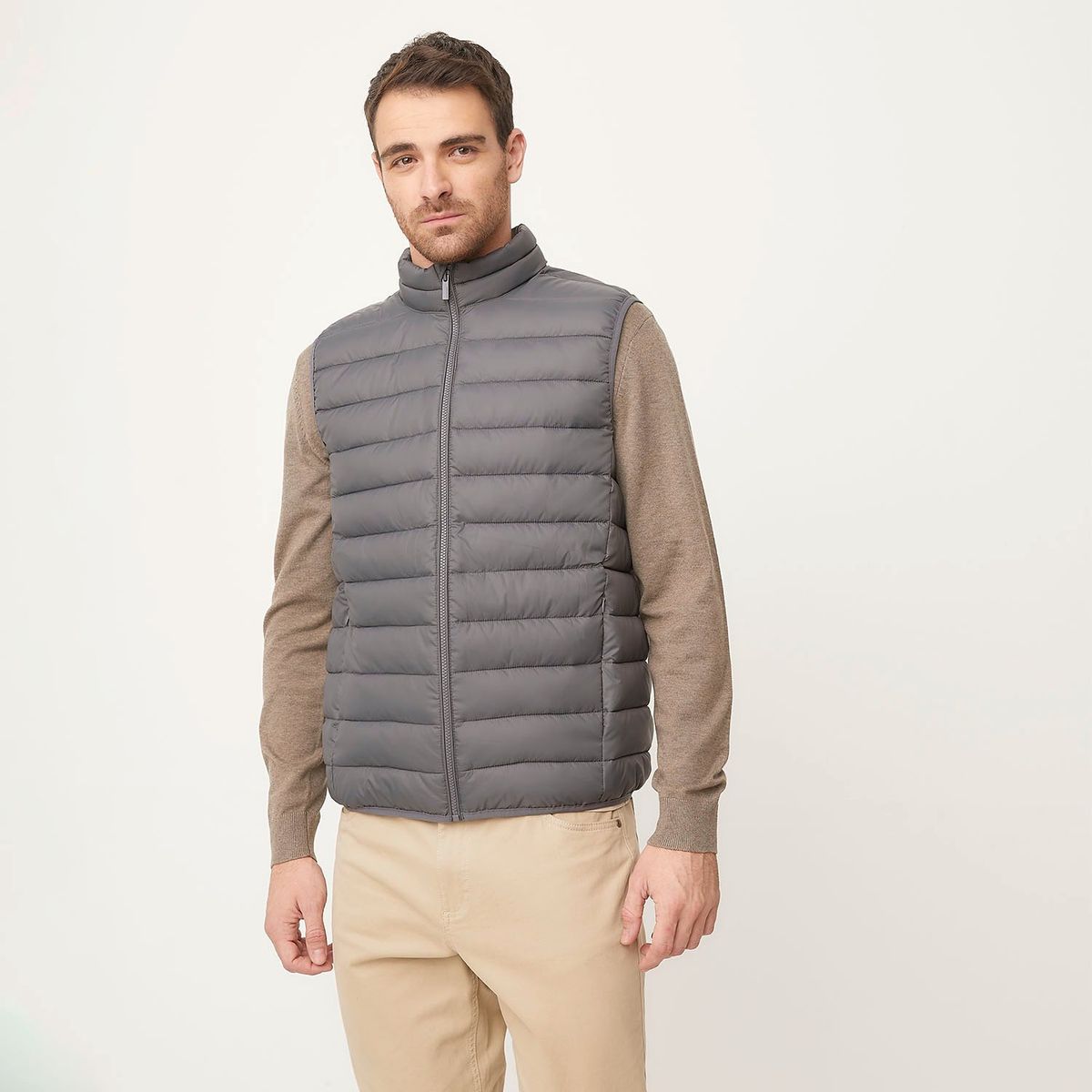 NEWPORT - Chaleco Parka Sin Mangas Newport Nevada Hombre