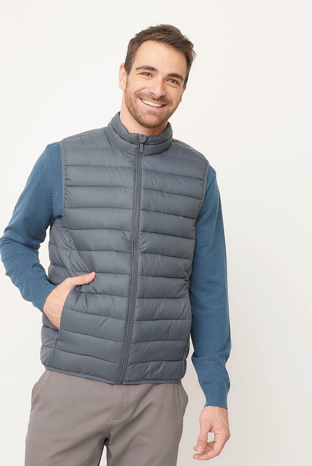 NEWPORT - Chaleco Parka Sin Mangas Newport Nevada Hombre