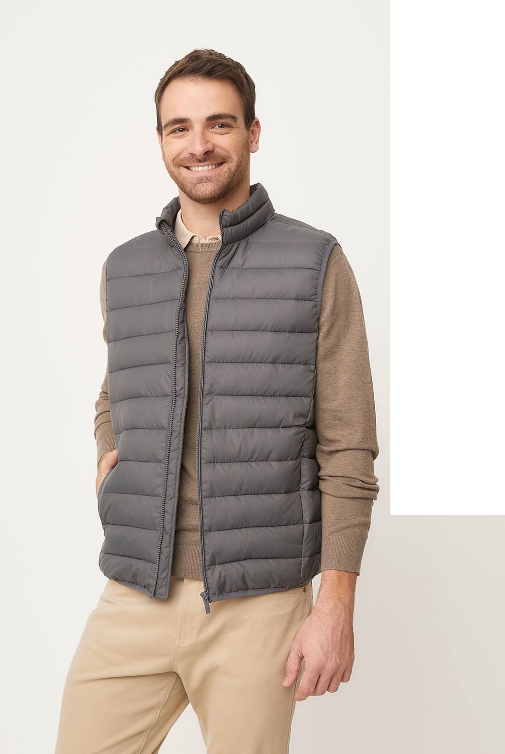 NEWPORT - Chaleco Parka Sin Mangas Newport Nevada Hombre