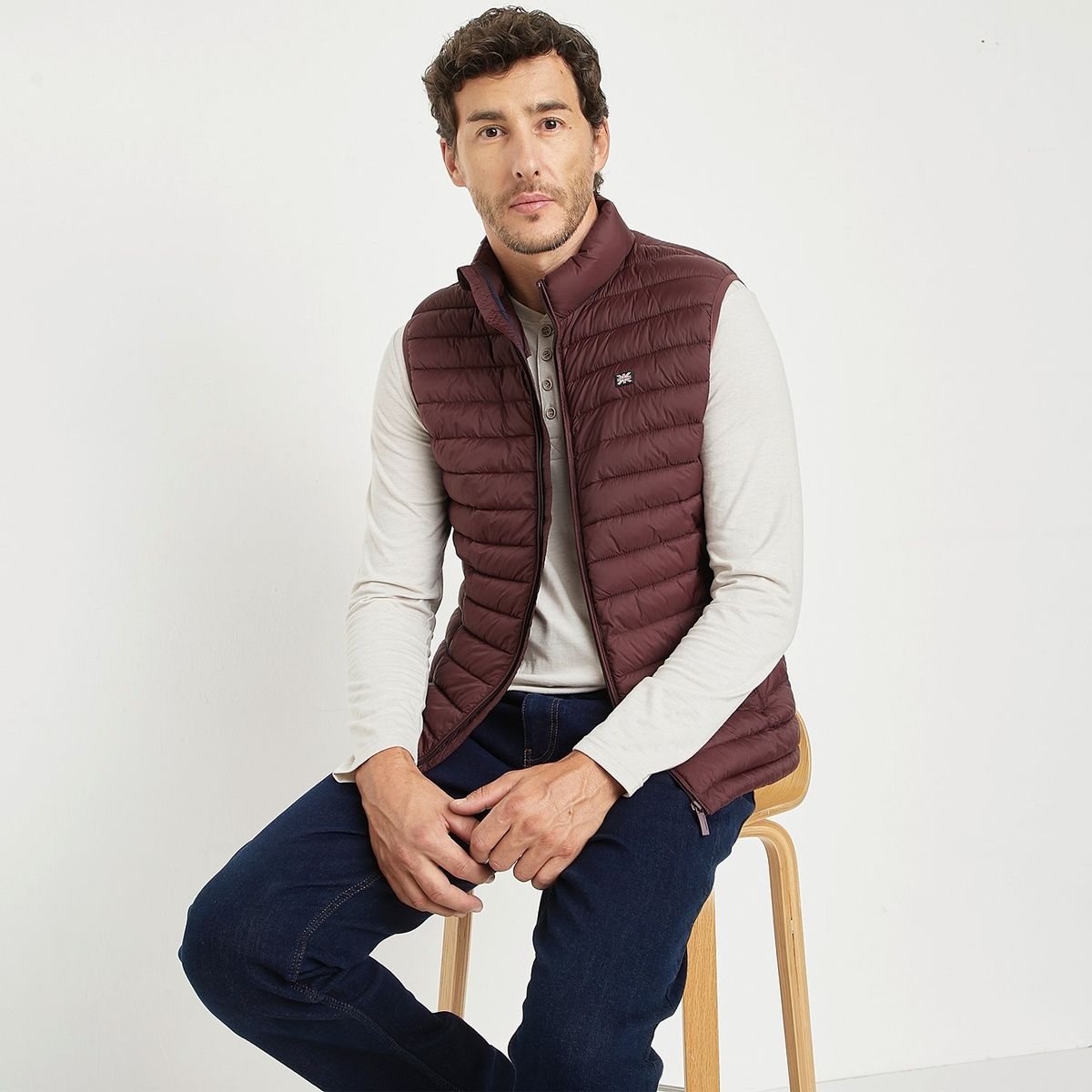 UNIVERSITY CLUB - Chaleco Acolchado Sin Mangas University Club Hombre
