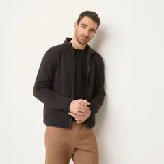 NEWPORT - Polar Casual Hombre Cuello Alto Cierre Completo