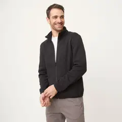 NEWPORT - Polar Casual Hombre Cuello Alto Cierre Completo