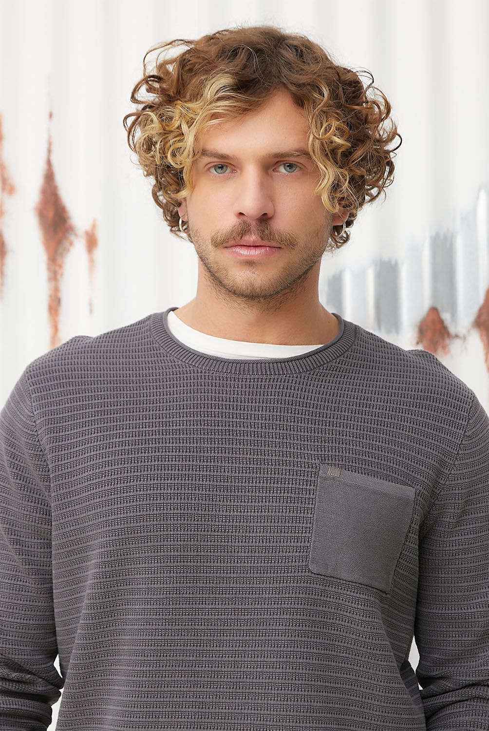 AMERICANINO - Sweater Americanino Algodón Manga Larga Hombre Casual