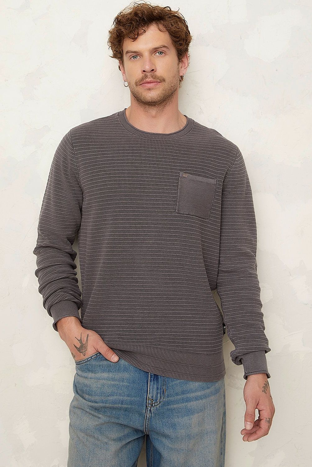 AMERICANINO - Sweater Americanino 100% Algodón Manga Larga