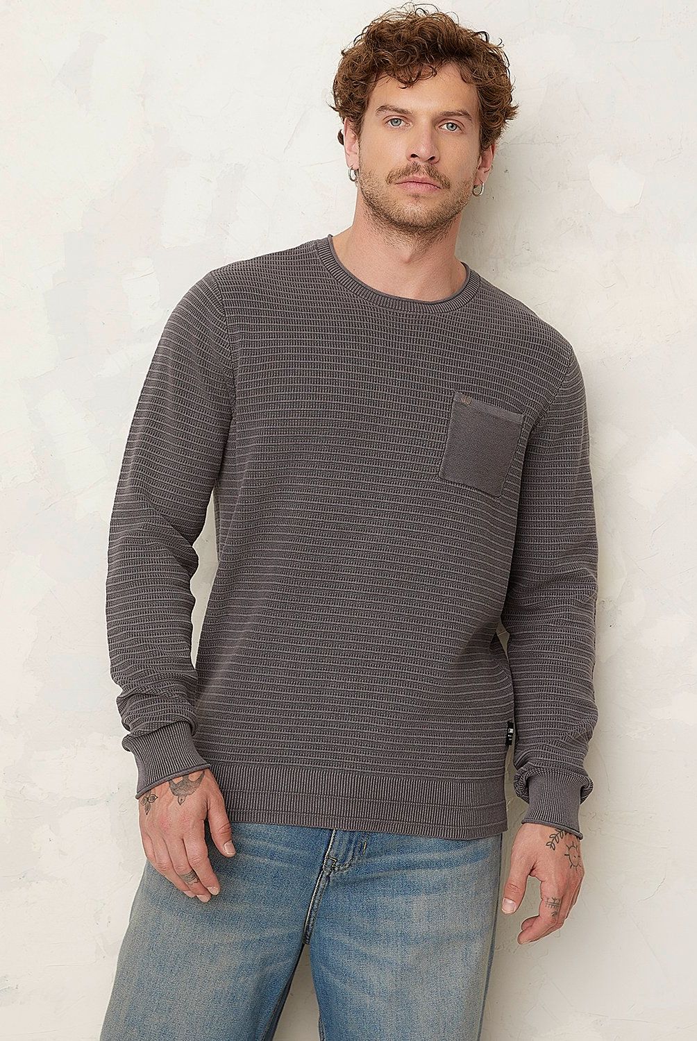 AMERICANINO - Sweater Americanino 100% Algodón Manga Larga