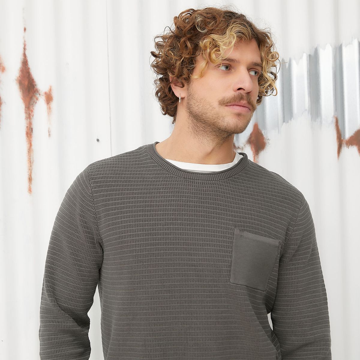 AMERICANINO - Sweater Americanino Algodón Manga Larga Hombre Casual