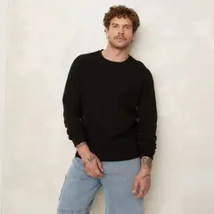 AMERICANINO - Sweater 100% Algodón Manga Larga