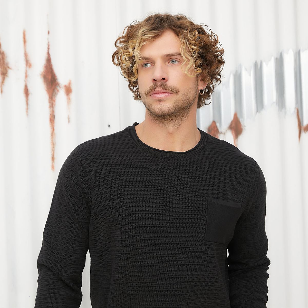 AMERICANINO - Sweater Americanino Algodón Manga Larga Hombre Casual