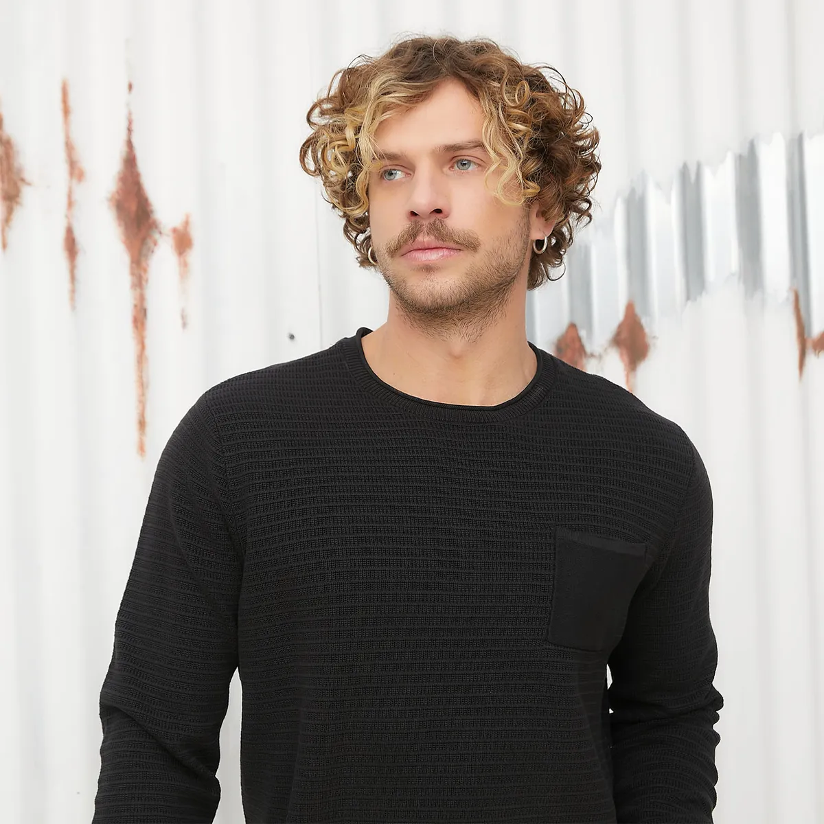 AMERICANINO - Sweater Americanino Algodón Manga Larga Hombre Casual
