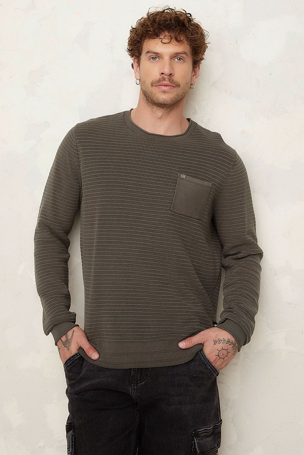 AMERICANINO - Sweater Americanino 100% Algodón Manga Larga