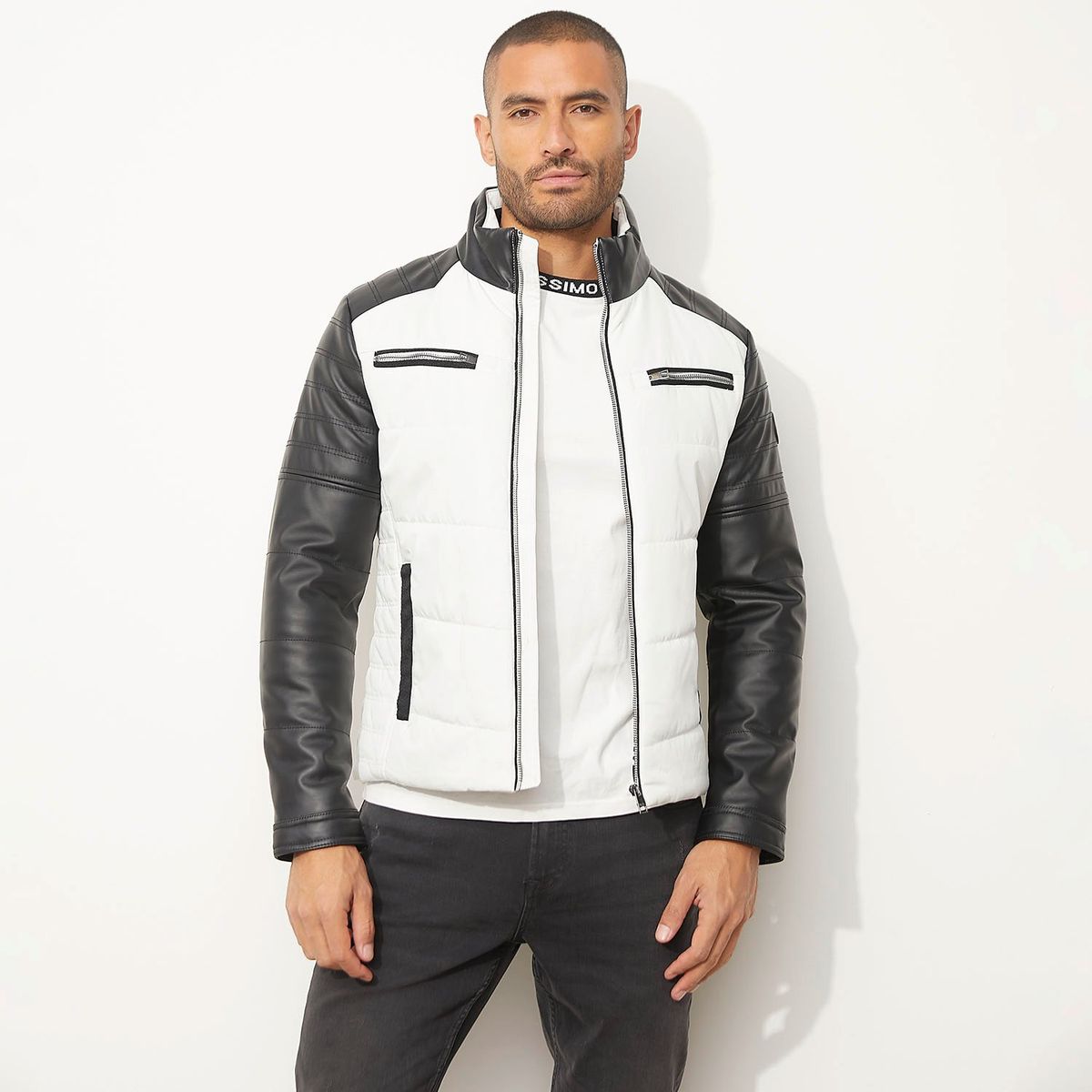 MOSSIMO - Chaqueta Acolchada Pu Hombre Mossimo