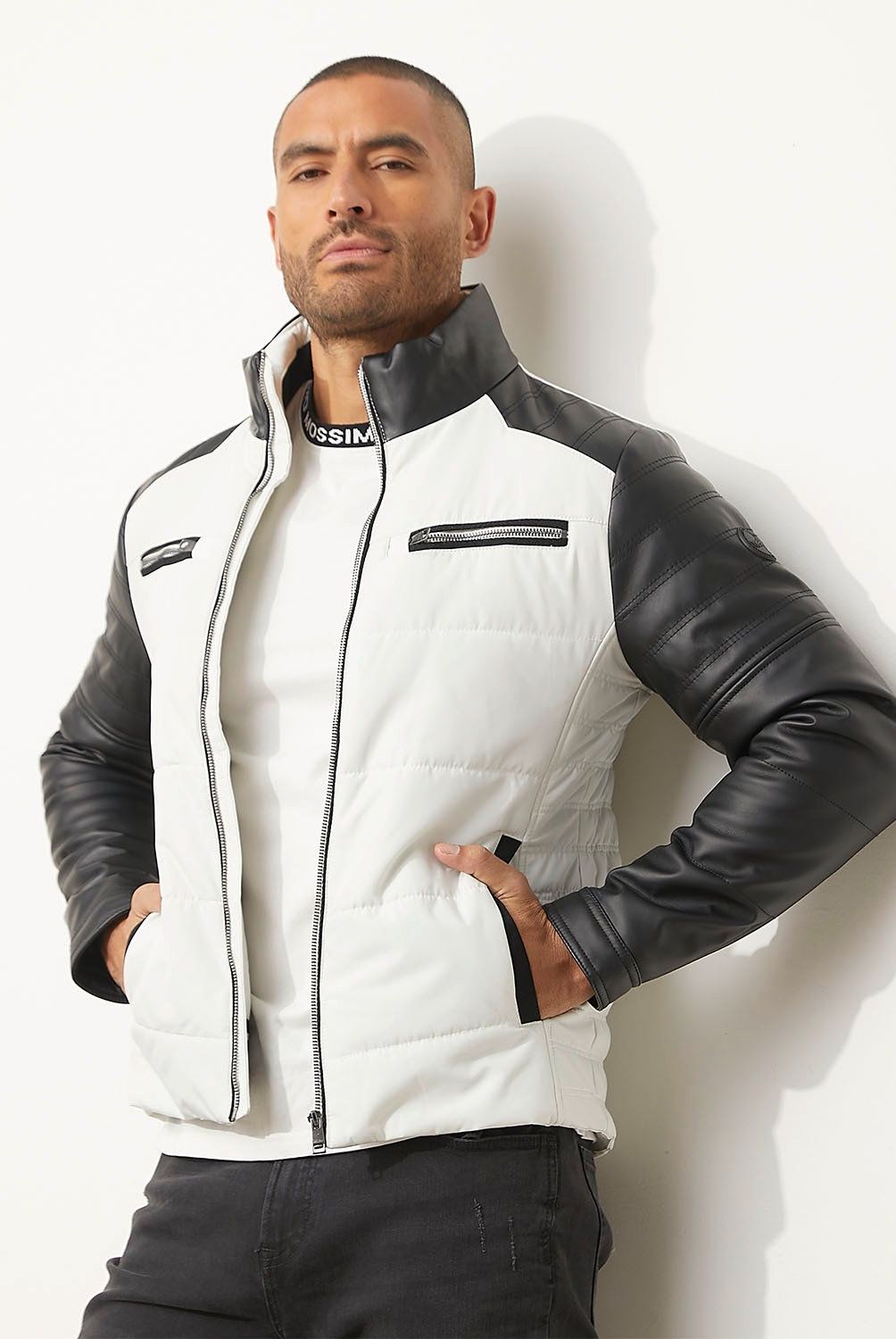 MOSSIMO - Chaqueta Acolchada Pu Hombre Mossimo
